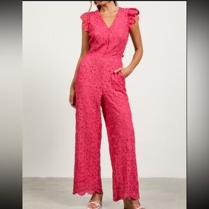 New with tags. Raspberry sorbet jumpsuit. Multiple sizes